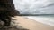 Wave crashing on the beach in slow motion