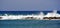 Wave on cyprus coast near paphos