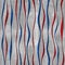 Wave decorative paneling - seamless pattern - red-blue USA Colors