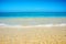 A wave lapping over St Ives beach