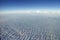 Wave-like Cloud viewed from Airplane
