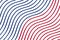 Wave line background. Blue and red wavy optical illusion vector illustration. Abstract geometric stripe pattern. Vector waves