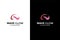 Wave logo, Letter W or Flame, Colorful logo design concept