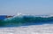 Wave on Main Beach in Laguna Beach, California.