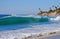 Wave on Main Beach in Laguna Beach, California.