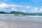 Wave at Phuket beach, Andaman Sea at noon in Thailand. Nature sky background