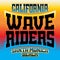 Wave riders t shirt graphics rainbow