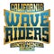 Wave riders typography