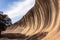 Wave Rock formation in Western Australia near Hyden city