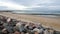 Wave, Rock and Peace at Aberdeen Beach Scotland