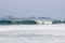 Wave at Rudder Beach in Copacabana in Rio de Janeiro