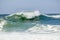 Wave at Rudder Beach in Copacabana in Rio de Janeiro