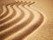 Wave of sand pattern background texture