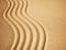 Wave of sand pattern background texture