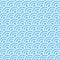 Wave simple seamless blue and white pattern