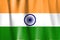 Waved India Flag