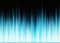 Waveform blue lights with copy space