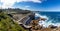 Waverley Cemetery at the Bondi to Coogee coastwalk close to Sydney, Australia