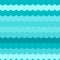 Waves background seamless vector, blue flat wave pattern repeated seamlessly