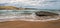 Waves on beach at Strathy Bay