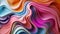 Waves Beautiful Colorful Abstract Plasticine Air Wallpaper