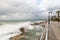 Waves at Beirut Corniche during a storm