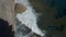 Waves Breaking Against Cliffs at Cape Hedo, Japan.