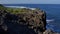 Waves Breaking Against Cliffs at Cape Hedo, Japan.