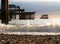 Waves breaking on beach