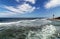 Waves Breaking on Beach and Umhlanga Lighthouse