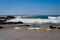 Waves breaking on beach, Valla Beach, NSW, Australia