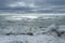 Waves breaking iceberg, Orangeville, Dufferin