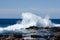 Waves breaking on rocks, Gran Canaria