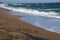 Waves Breaking on the Shore in Durban