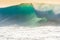 Waves breaking on the shore of Madeira