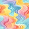 Waves of colorful lines. Created using ai generative.