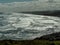 Waves coming ashore, Muriwai Beach, Auckland, New Zealand