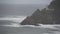 Waves Crash Below Heceta Head Lighthouse