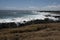 Waves crash at Ka Lae, also know as South Point, Hawaii.