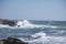 Waves Crash on Rocks along 17 mile drive California