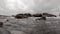 Waves crashing into the camera at Elgol - Isle of Skye