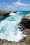 Waves Crashing on the Coastline Devil\'s Bridge Antigua