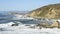 Waves Crashing into Rocky California Coast