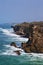 Waves Crashing on Yungyang Cliff Krakal Beach