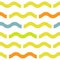 Waves geometric seamless pattern. Simple summer style background