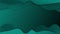 Waves gradient abstract background at the top and bottom of emerald green colors of 2022 year. 4k moving animation concept with