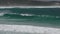 Waves and a group dolphins at Twilight Beach in Great Ocean Drive, Esperance, Western Australia