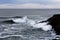 Waves Hitting Lava Headlands Depoe Bay Oregon