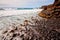 Waves on Lanzarote\'s volcanic coast