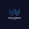 Waves logo, Telecom, Internet, Music, Frequency, Echoes, Lines waves, Tech wave